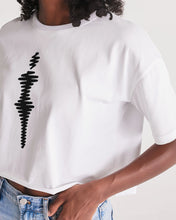 Load image into Gallery viewer, BLACK Women&#39;s Lounge Cropped Tee

