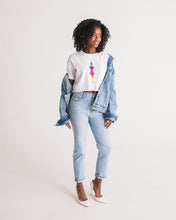 Load image into Gallery viewer, roygbiv Women&#39;s Lounge Cropped Tee
