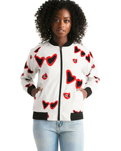 Load image into Gallery viewer, Bettye Jo in ABUNDANCE Women&#39;s Bomber Jacket
