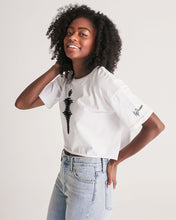 Load image into Gallery viewer, BLACK Women&#39;s Lounge Cropped Tee
