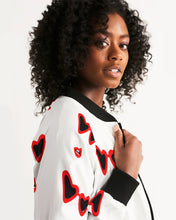 Load image into Gallery viewer, Bettye Jo in ABUNDANCE Women&#39;s Bomber Jacket
