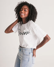 Load image into Gallery viewer, K.i.Devine Women&#39;s Lounge Cropped Tee
