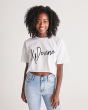 Load image into Gallery viewer, K.i.Devine Women&#39;s Lounge Cropped Tee
