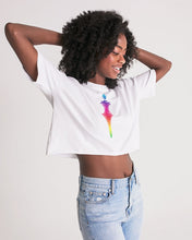 Load image into Gallery viewer, roygbiv Women&#39;s Lounge Cropped Tee
