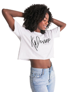 K.i.Devine Women's Lounge Cropped Tee